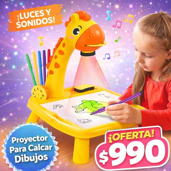 Mesa dinosaurio proyector dibujo